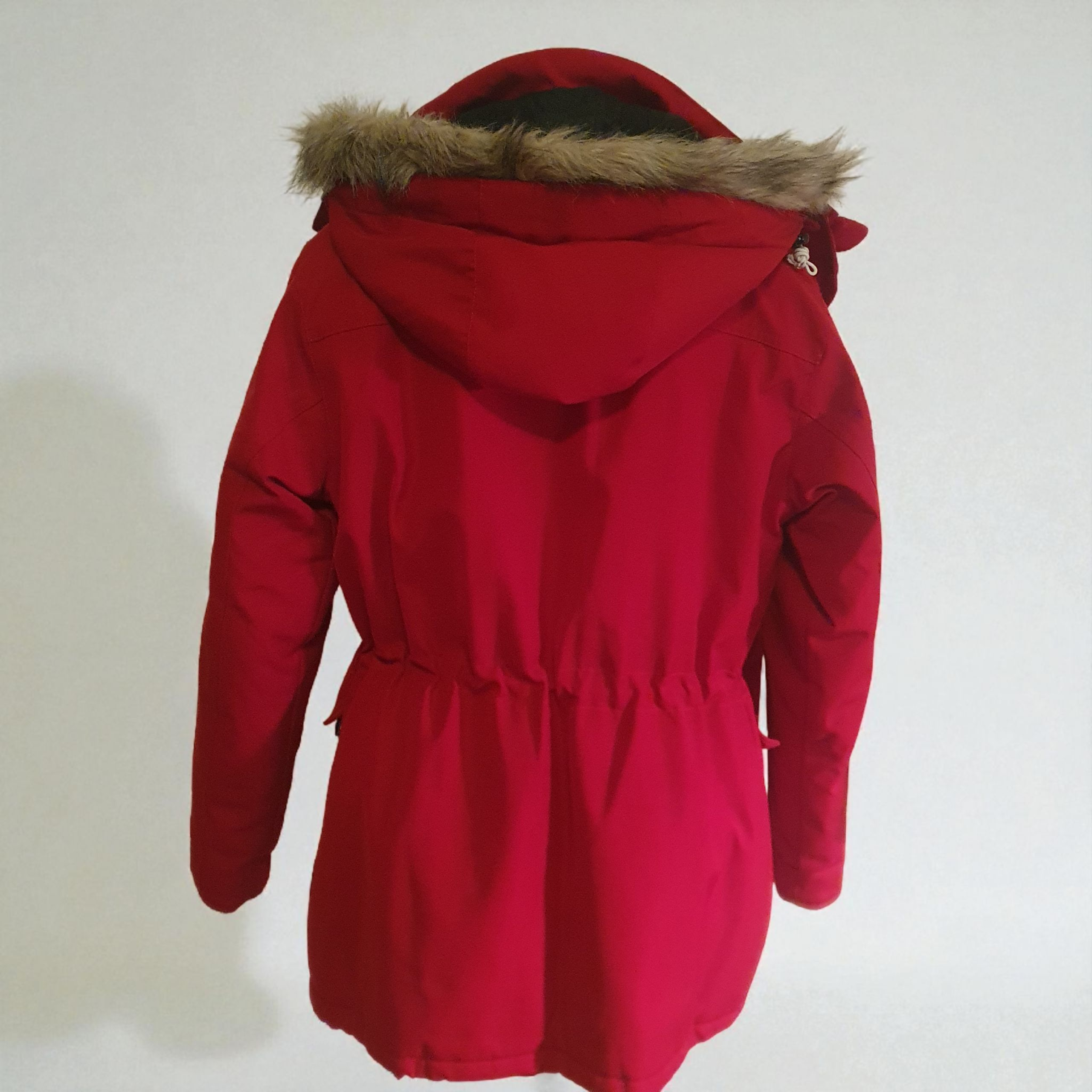 Röd vinterjacka / parkas